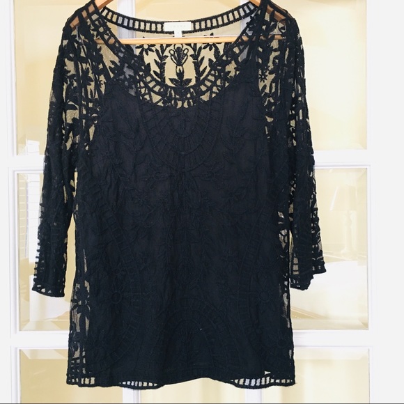 Avida Lace Top NWT - Picture 1 of 2